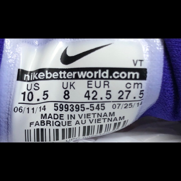 Nike Lunarglide 5 Violet Frost Running Shoes - Picture 6 of 8